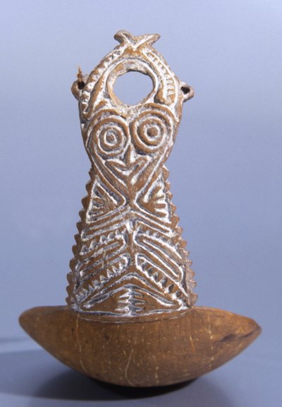 Cuchara decorativa del Golfo de Papúa de Papua New Guinean